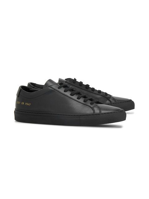 Common Projects black Original Achilles Leather Sneakers Common Projects Achilles Low, Modern Workwear, Common Projects Achilles, Spring Refresh, Common Projects, Fresh Kicks, Shoes Casual, Shoe Game, Men's Style