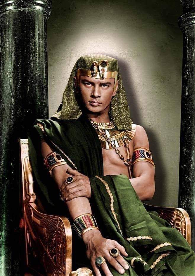 Egypt Fashion, Yul Brynner, Film Vintage, The Ten Commandments, Septième Art, Ten Commandments, Classic Movie Stars, Hollywood Legends, Movie Costumes