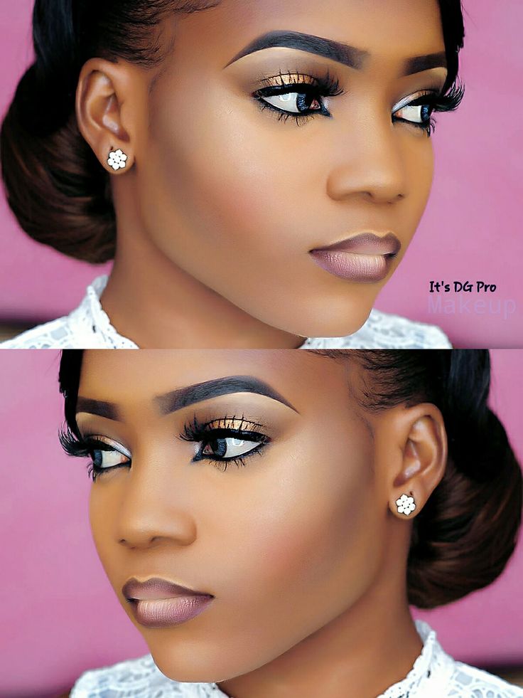 Sultry Wedding Makeup, Sultry Makeup Looks, Sultry Wedding, Black Bridal Makeup, Maquillage Yeux Cut Crease, Sultry Makeup, Wedding Makeup Tips, Makeup Simple, Makeup For Black Skin