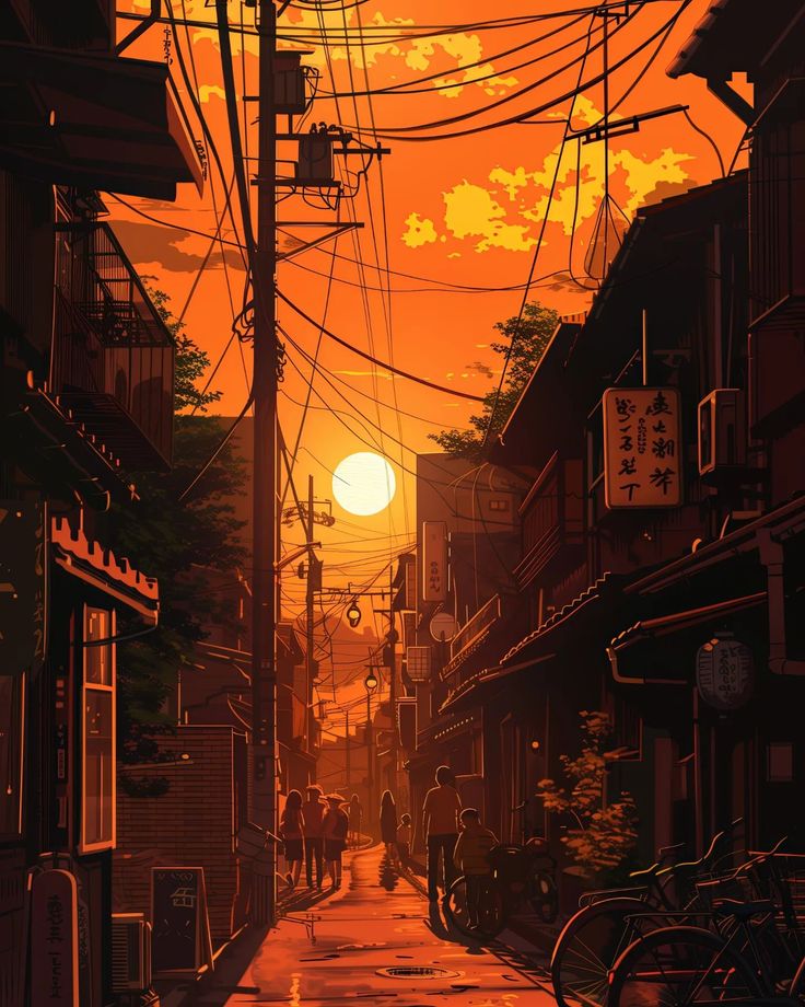 friday golden hour 🌄 🔗 https://linktr.ee/whimcity 💻 created with MidJourney & Topaz Gigapixel �⠀⠀⠀⠀⠀⠀⠀⠀⠀ 🔗 #chillvibes 🔗 #studioghibli 🔗 #aiartcommunity 🔗 #animelover 🔗 #animeart 🔗 #goodmood 🔗 #lofi 🔗 #japanlover Anime Golden Hour, Anime Bg, Anime Nature, Photowall Ideas, Notion Aesthetic, Cozy Rainy Day, Mood Art, Japanese Geisha, Cyberpunk Character