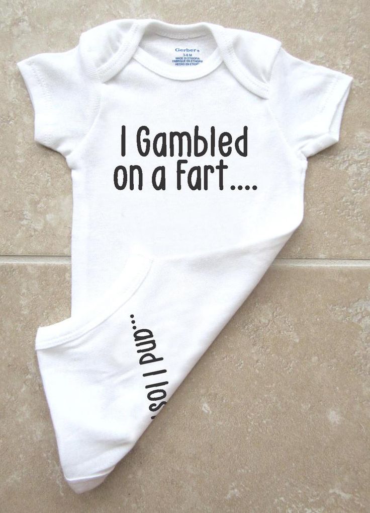 Funny Baby Onesies -I Gambled on a Fart and I Lost #babylife Funny Newborn Onesies, Onsies Ideas, Baby Onsies Funny, Funny Baby Onesies Boy, Onesie Ideas, Gender Neutral Baby Shower Gifts, Family Projects, Cricut Baby