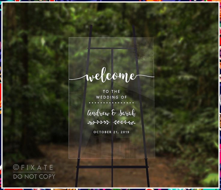 Wedding Welcome Sign - The Smartest and Fastest Method to Get What You Need is From Here - Click to visit IMMEDIATELY! Laser Decor, Perspex Sign, Entrance Board, Sims Wedding, Acrylic Wedding Welcome Sign, Glass Signage, Mirror Vinyl, Sign Boards, Wedding Mirror