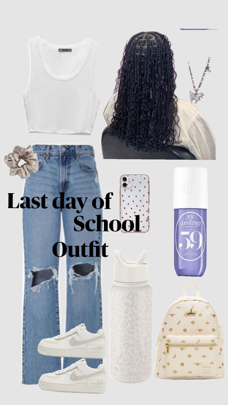 Last day of school outfit idea! Give suggestions on what outfits I should do next! Outfit For The Last Day Of School, End Of School Year Outfits, Last Day Of School Outfit Ideas, Last Day Of School Outfit, End Of School Year, Sophomore Year, End Of School, Last Day Of School, School Outfit