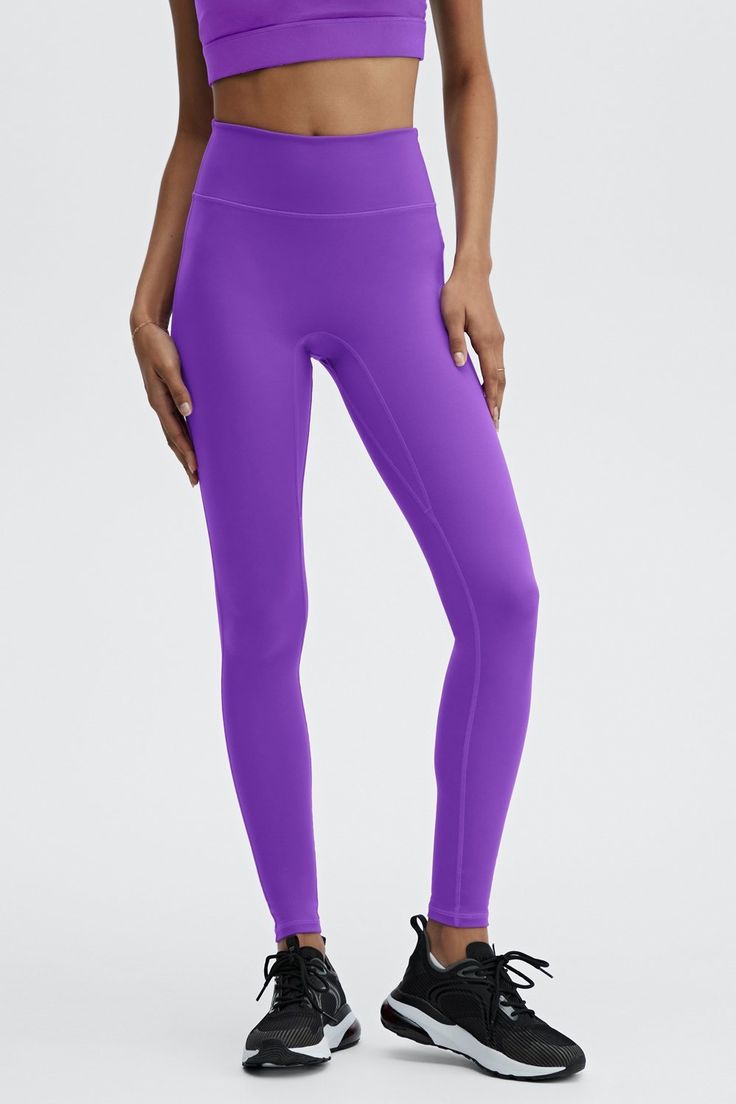 Trinity Motion365® High-Waisted Legging Fabletics purple female Activewear >> Womens >> Bottoms >> Leggings >> Full Length Motion365 regular Training 4-Way Stretch/Chafe-Resistant/Moisture-Wicking/Pockets Multi-pocket legging in Motion365® fabric. High Waist High Stretch Purple Bottoms, Purple Compression Full-length Tights, Purple Compression Full Length Tights, Stretch Purple Leggings For Pilates, Purple Stretch Leggings For Pilates, Fitted Moisture-wicking Purple Leggings, Full Length Purple Yoga Pants For Pilates, Fitted Purple Tights For Pilates, Purple Compression Full-length Activewear