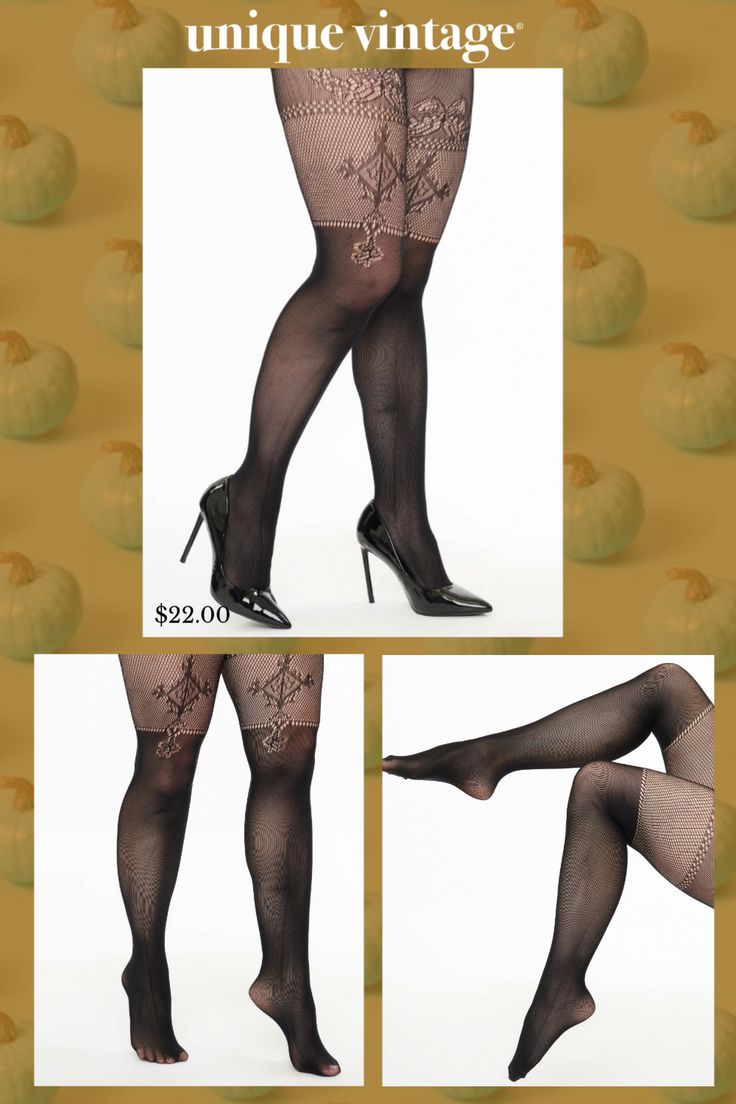 These stunning tights feature a chic lace faux flower garter illusion design that adds an edgy yet elegant touch to any outfit. Perfect for layering under ripped jeans or pairing with a flirty skirt, they’ll give you that effortlessly cool vibe every time..Available while supplies last. | Black Lace Goth Babe Fishnet Tights Elegant Over-the-knee Bottoms For Night Out, Fitted Fishnet Elegant Bottoms, Elegant Fitted Fishnet Bottoms, Elegant Fishnet Thigh-high Stockings, Elegant Thigh High Fishnet Stockings, Elegant Thigh-high Fishnet Stockings, Elegant Fishnet Stockings For Party, Elegant Fishnet Thigh High Hosiery, Elegant Thigh High Fishnet Hosiery