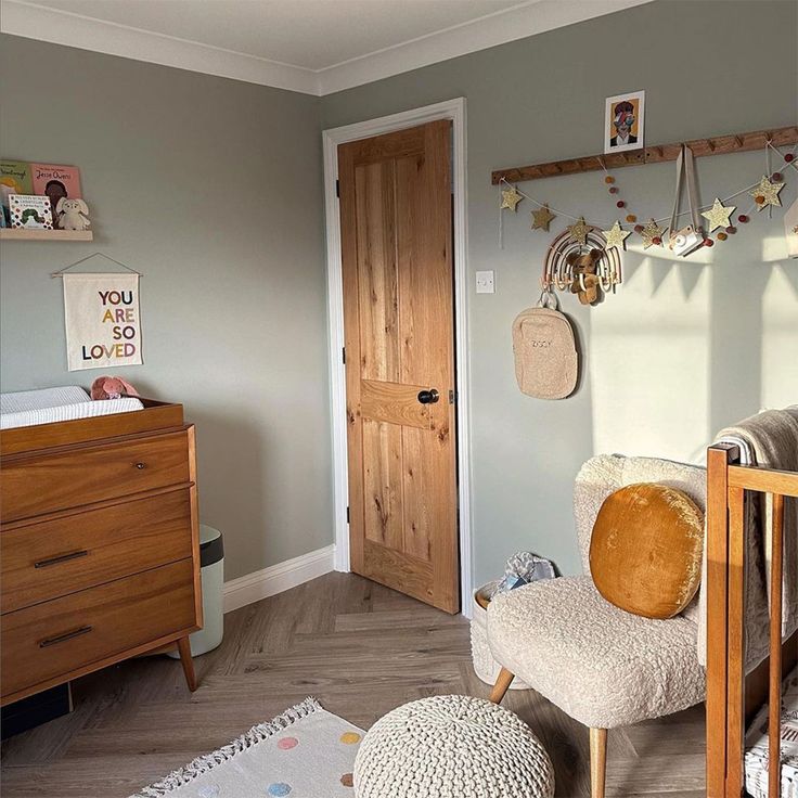 Oak rustic panelled interior door. Cottagecore Pine Door White Trim, Cottage Style Doors Internal, Oak Cottage Doors, Pine Doors Interior, Cottage Doors Interior, Oak Doors Internal, Internal Cottage Doors, Cottagecore Interior Design, Rustic Interior Doors