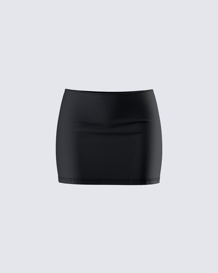 Monika Black Micro Mini Skirt Black Mini Skirt With Built-in Shorts, Stretch Mini Skirt With Built-in Shorts For Night Out, Night Out Elastane Pencil Mini Skirt, Elastane Pencil Mini Skirt For Night Out, Trendy Black Mini Skirt With Built-in Shorts, Club Skort In Mini Length, Mini Skort For Club, Black High Waist Fitted Skort, Fitted High Waist Black Mini Skirt