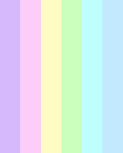 an image of pastel colors on a white and blue background in the same color scheme