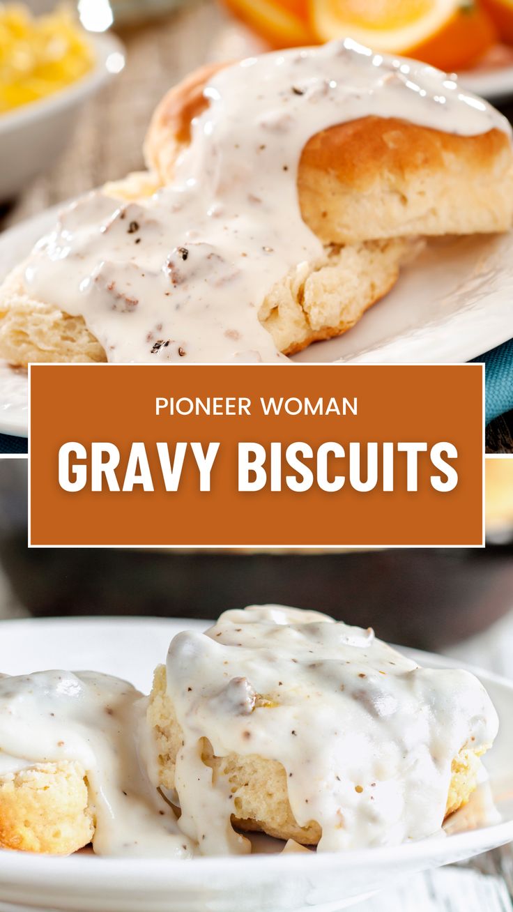 Pioneer Woman Gravy Biscuits Homemade Biscuits And Gravy Recipe, Biscuits And Gravy Pioneer Woman, Homeade Gravy, Pioneer Woman Gravy, Pioneer Woman Biscuits And Gravy, Biscuits And Gravy Easy, Pioneer Woman Biscuits, Homemade Biscuits And Gravy, Buttermilk Breakfast