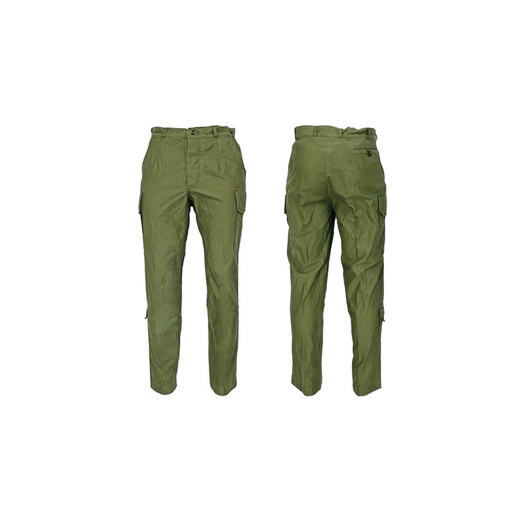 The Dutch Army 6 pockets trouser in olive green is a military pants that are typically made from durable and rugged materials to withstand tough outdoor conditions. The trousers feature six pockets, two on the front, two on the back, and two on the sides, providing ample space for carrying essential items. The olive green color is a popular choice for military-style clothing, providing a natural, earthy tone that blends well with various environments. These trousers are designed for comfort, mobility, and functionality, making them suitable for a range of outdoor activities, including camping, hiking, hunting, and other outdoor adventures. They may also be worn for casual or everyday wear, as they offer a practical and stylish option for those who prefer a rugged, military-inspired aesthet Khaki Military Cargo Pants For Outdoor, Olive Military Cargo Pants With Multiple Pockets, Combat Style Khaki Cargo Pants For Hiking, Military Style Green Bottoms With Belt Loops, Military Style Cargo Pants With Hip Pockets, Green Military Style Straight Leg Cargo Pants, Green Military Bottoms With Belt Loops, Military Green Bottoms With Belt Loops, Olive Cargo Pants For Outdoor With Cargo Pockets