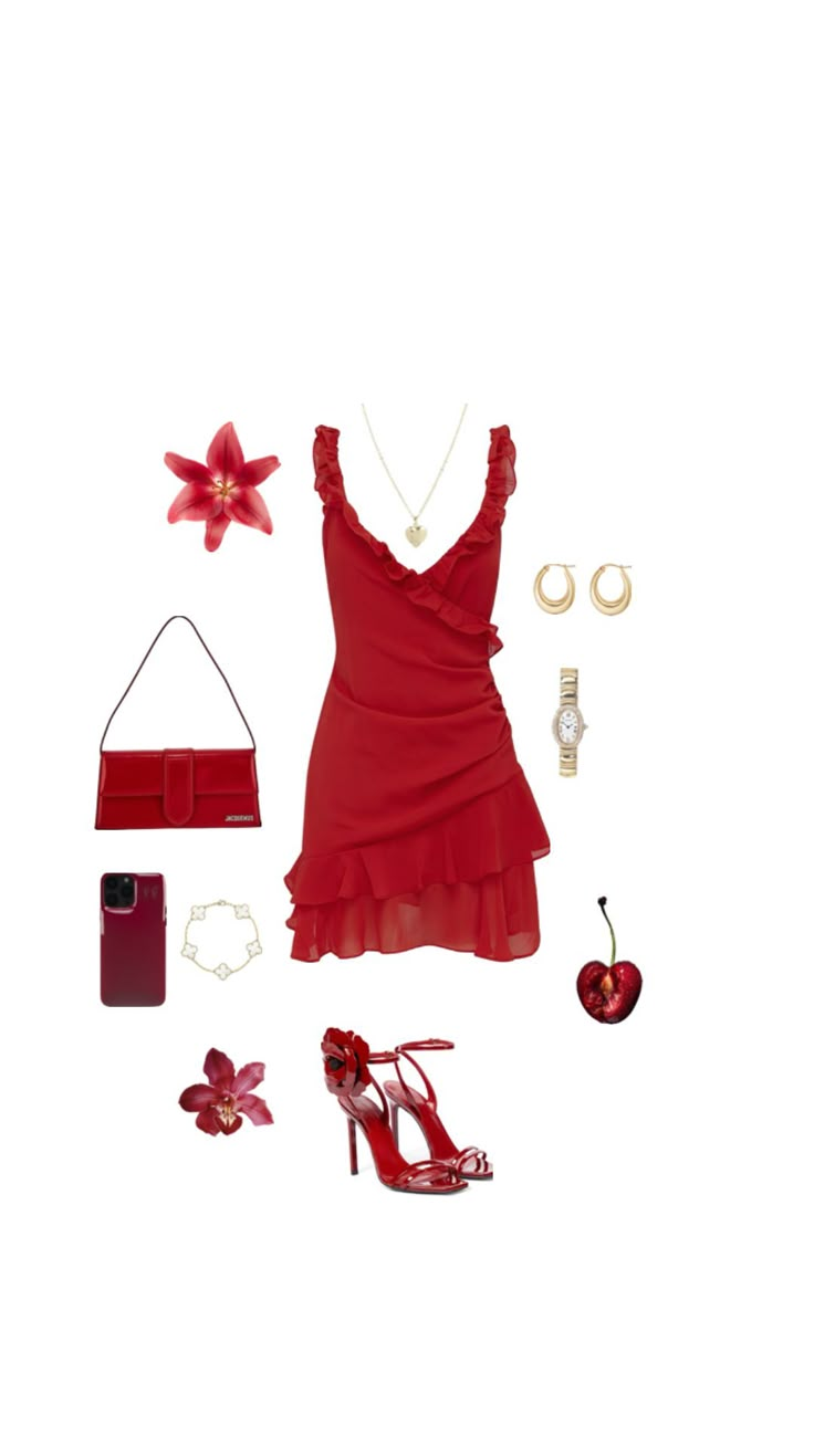 #red #aesthetic #fy Island Fits, Easy Trendy Outfits, Love Island, Red Aesthetic, Fancy Outfits, Fame Dr, Polyvore Outfits, Outfits Ideas, Dream Wardrobe