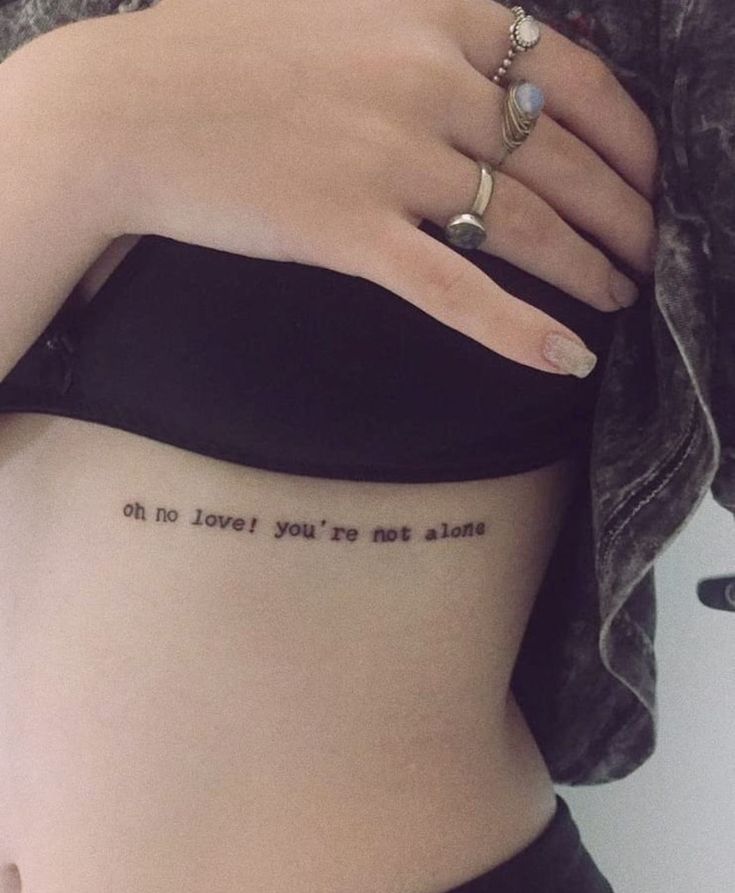 Underboob Tattoo Quote, Underboob Tattoos Words, Small Underboob Tattoo, Underboob Tattoo, Text Tattoo, Dark Tattoo, Word Tattoos, Small Tattoo, Future Tattoos