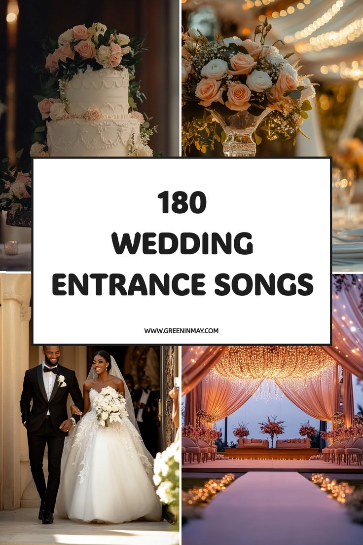 wedding entrance songs for the bride and groom