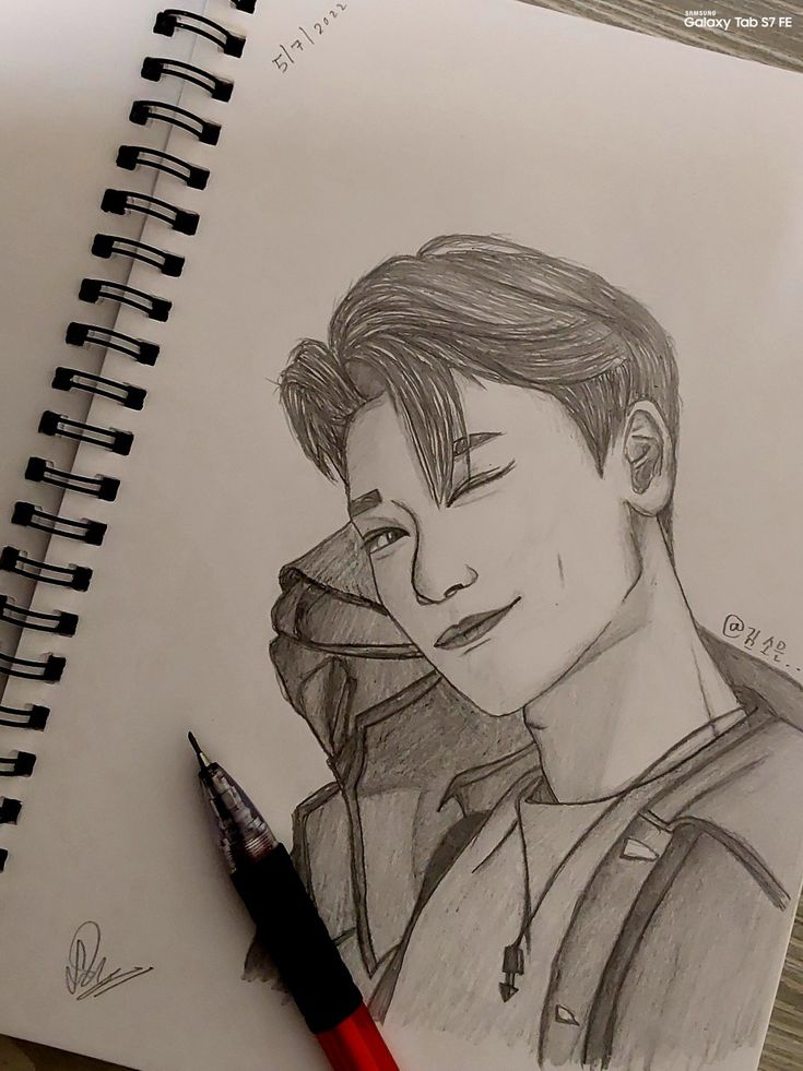 Kpop idol Choi San from Ateez Ateez Sketch, San Ateez, Choi San, Sketch, Male Sketch, Quick Saves, Art