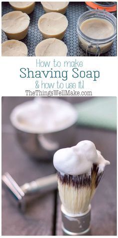 how to make shaving soap and how to use it