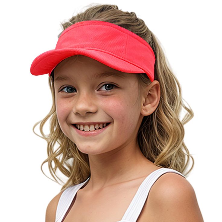 PRICES MAY VARY. Material:Made of cotton material. Soft comfortable and breathable design. Size:One sizes fit kids boys girl ,Fit for 3-11 Years olds,Unisex visor design makes it suitable for both kids girl and boyy boy. Style: Fashionable unique design and keeps your little kid cool and looking good in the hot weather. While no use, you can just take it off and use it as an ordinary daily sun protective sun hat. Any problem or question please contact with us! Occasion:Great for all outdoor acti Golf Visor, Summer Golf, Packable Hat, Daily Sun, Fit Kids, Sun Visor Hat, Visor Hat, Summer Sports, Visor Hats