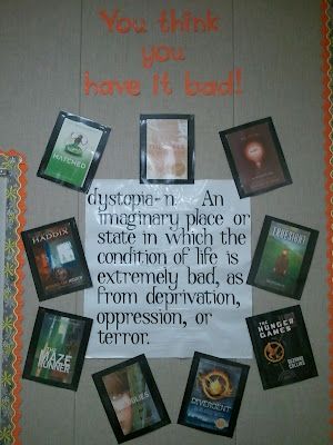 a bulletin board with some pictures on it