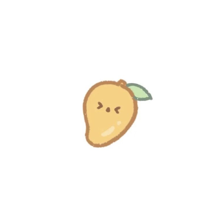 an orange with a leaf on it's head