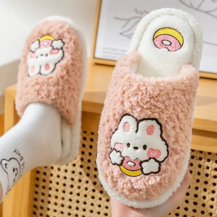 Kawaii Rabbit Slippers PN5380 ●Size:fit for 24-28 cm EUR:36-41 ●About Shipping: We attach great importance to the orders of each customer and parcel delivery. 1.Processing time: 2-3 business days. 2.Shipping time: 10-15 business days to US, please allow 3-4 weeks shipping to other country.(Shipping times can be affected by variable customs clearance times or public holidays.) Cute Flat Winter Slippers, Cute Flat Slippers For Winter, Kawaii Soft Slippers With Round Toe, Kawaii Synthetic Slippers With Round Toe, Kawaii Round Toe Indoor Slippers, Kawaii Non-slip Slippers With Round Toe, Kawaii Non-slip Round Toe Slippers, Pink Kawaii Slippers For Indoor, Rabbit Slippers