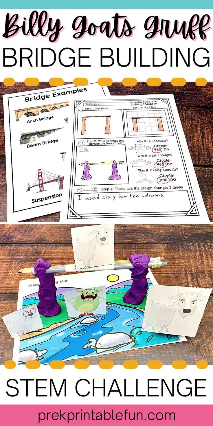 Fairy Tale Stem Activities, Stem Bridges, Billy Goats Gruff Story, Fairy Tales Preschool Activities, Fairy Tale Stem, Fairy Tales Preschool, Stem Building, Stem Activities Preschool, Kindergarten Stem