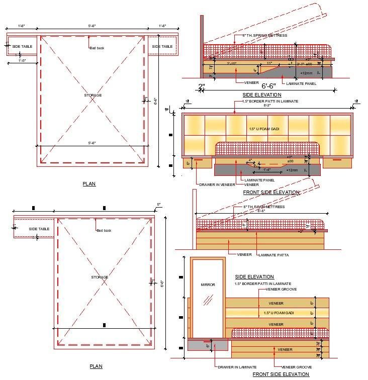 an architectural drawing shows the construction stages for a new kitchen and living room, as well as floor plans