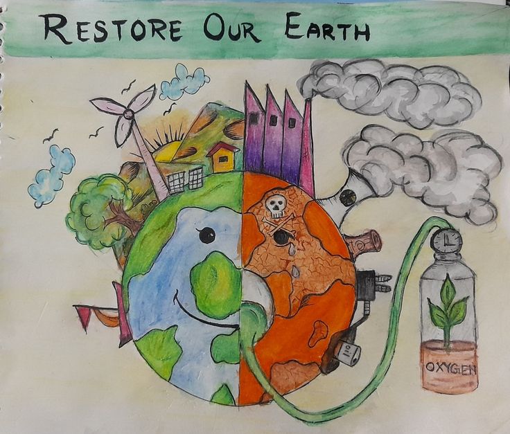 Save n Restore Our Earth Restore Our Earth Poster, Drought Resilience Poster Drawing, Earth Vs Plastic Poster, Land Restoration Poster Drawing, Biodiversity Poster Drawing, Environmental Art Posters, Environmental Protection Drawing, Sustainable Development Poster Drawing, Protect Environment Art