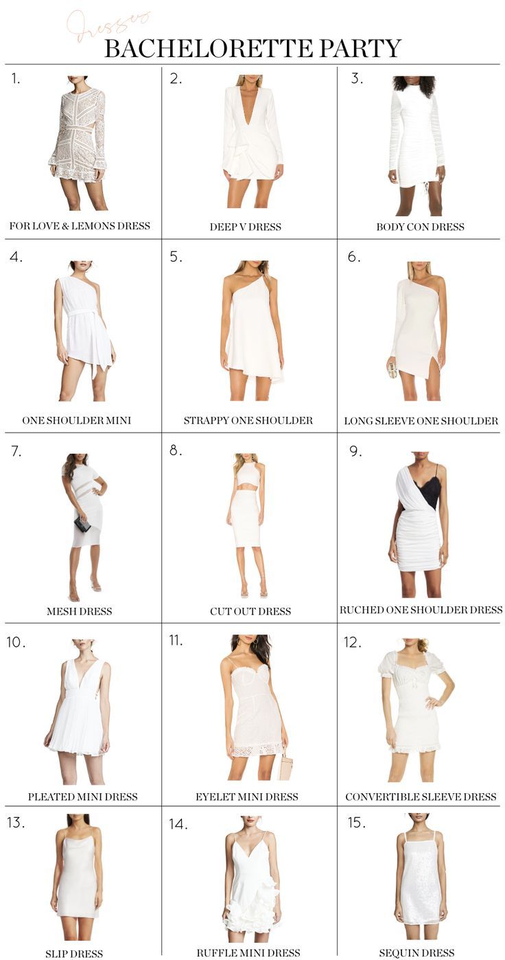 the instructions for how to wear a white dress