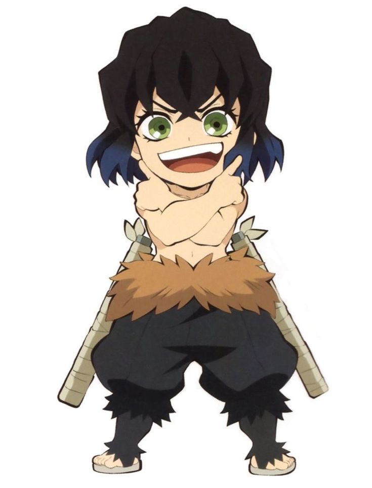 an anime character with big green eyes and black hair, standing in front of a white background