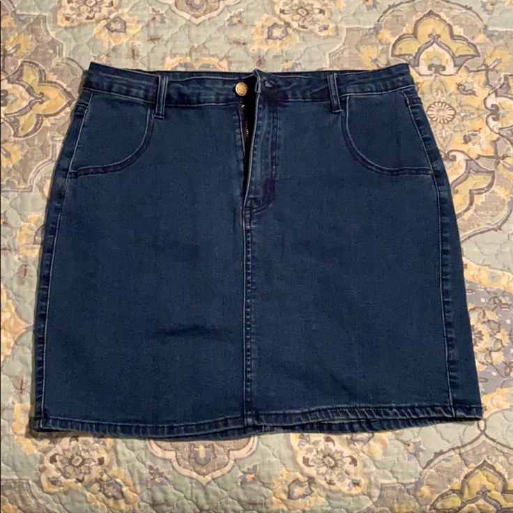 Dark Blue Shein Jean Shorts! They Are Not A Super Short Skirt...Medium Length! Never Worn! Perfect Condition! Blue Knee-length Denim Skirt For Summer, Casual Blue Pencil Skirt, Casual Blue Knee-length Denim Skirt, Blue High Rise Stretch Mini Skirt, Super Short Skirt, Stretch Denim Blue Knee-length Skirt, Blue Stretch Mid-rise Mini Skirt, Knee-length Denim Blue Skirt With Frayed Hem, Denim Blue Skirt With Pockets, Short Length