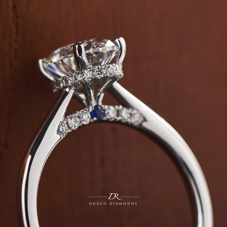 a close up view of a diamond ring