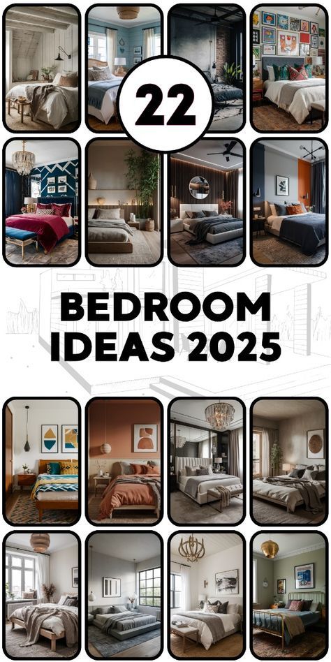 #girlsroom #bedroomideas #dormdecor #bohobedroom #bohochic #homedecortips Bedroom Aesthetic Ideas Inspiration, Bedspread Ideas Modern, Cozy Bedroom Decor Ideas Relaxing, Off Centre Bedroom Design, 2025 Bedroom Designs, Bed Trends 2024, Master Bedrooms 2025, Primary Bedroom Ideas Modern, Modern Master Bedrooms 2024 Trends