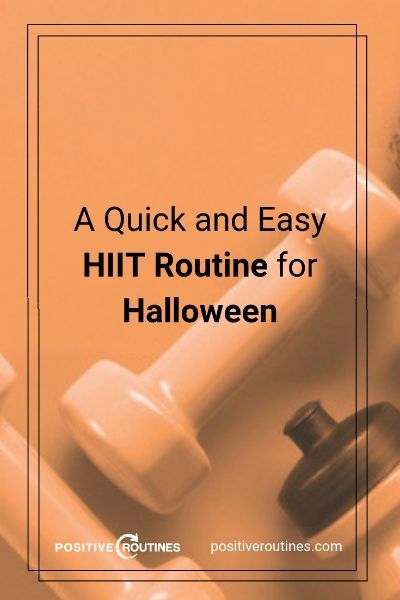 an orange and white photo with the words, a quick and easy hit routine for halloween