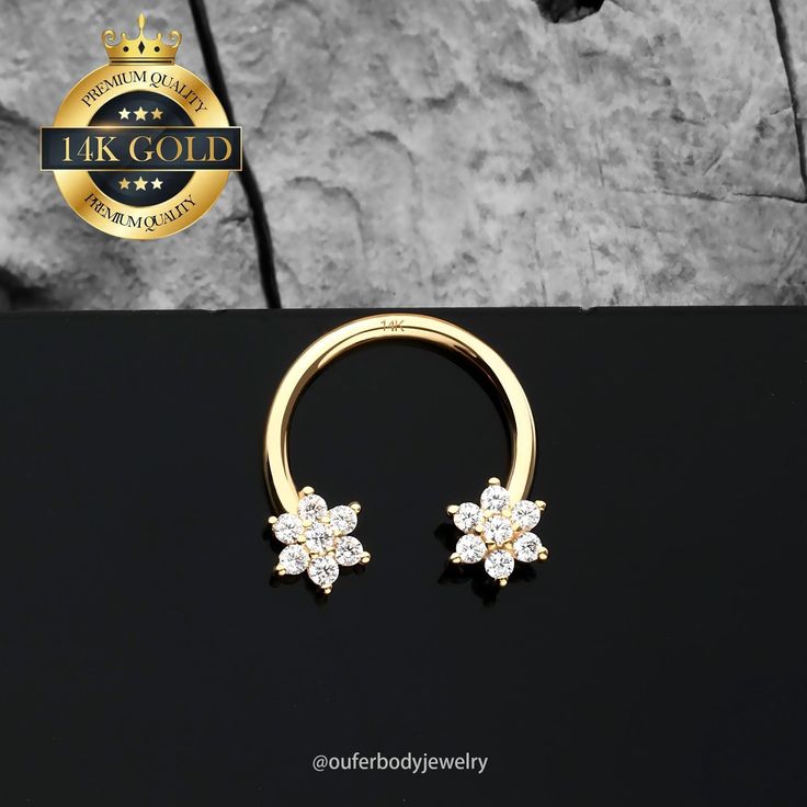 Sold as a single piece Material: 14K Solid Gold (Stamped 14K for Purity Authenticity) 5A Grade Cubic Zirconia Gemstones All products are nickel-free and hypoallergenic. Size: Gauge: 16g(1.2mm) Inner Diameter: 10mm Suitable for Ear Piercings (Cartilage, Conch, Daith, Helix, Orbital, Pinna, Rook, Snug, Tragus) Facial Piercings (Eyebrow) Septum Piercings And many more Shipping Note Please Leave your phone number when you place your order, which will give to Carrier for safe deliver. We will not sen Horseshoe Septum, Piercings Eyebrow, Piercings Cartilage, Daith Piercing Jewelry, Tragus Hoop, Earrings Cartilage, Septum Piercings, Horseshoe Ring, Daith Earrings