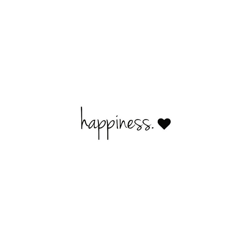 the word happiness written in black ink on a white background