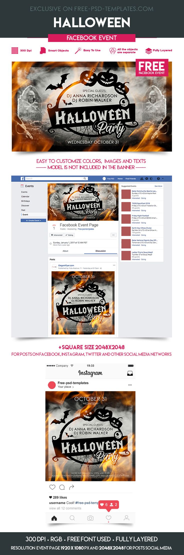 a web page with the words halloween on it