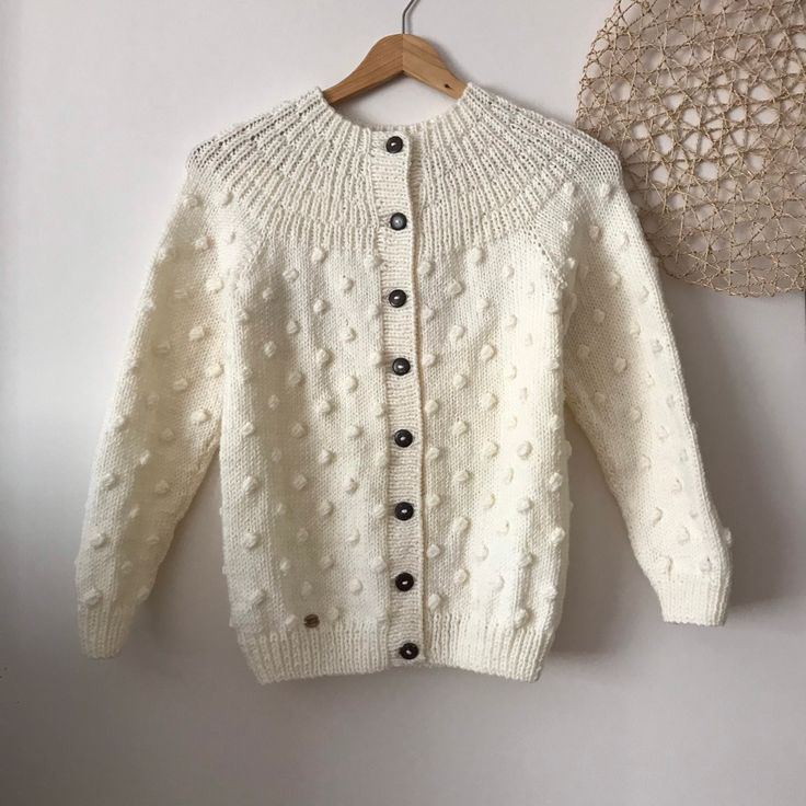 Popcorn cardigan, women cardigan popcorn sweater, women gift, hand made, women popcorn sweater, adult knitted sweater, adult sweater Baby Tuxedo, Baby Wedding Outfit, Knitted Baby Outfits, Popcorn Sweater, Newborn Coming Home Outfit, Cold Summer, Toddler Sweater, Toddler Gift, Life Board