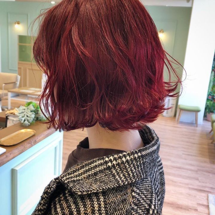 Dyed Hair Purple, Short Red Hair, Red Hair Inspo, Wine Hair, Hair Color Streaks, Dark Red Hair, Hair Aesthetic, Haircut And Color, Penteado Cabelo Curto