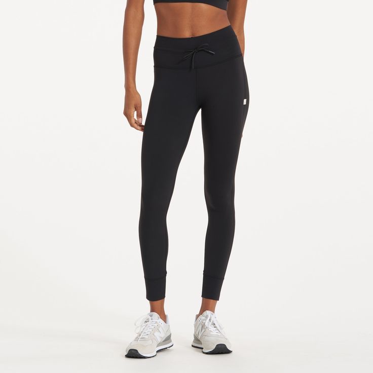 A brand-new perspective on leggings, the Daily Leggings are pulling out all the stops. Featuring a high waist, drawstring tie, an upgraded no-slip fit, 7/8 length and cuffed ankles, there’s no mistake in the name—you’ll want to wear these daily. | Vuori Daily Legging | Black | XXS Vuori makes premium performance apparel inspired by the active Coastal California lifestyle; an integration of fitness, surf, sport, and art. Breaking down the boundaries of traditional activewear, we are a new perspec Coastal California, California Lifestyle, California Coastal, Comfortable Leggings, Performance Leggings, Black Camo, Pocket Leggings, Everyday Activities, High Rise Leggings