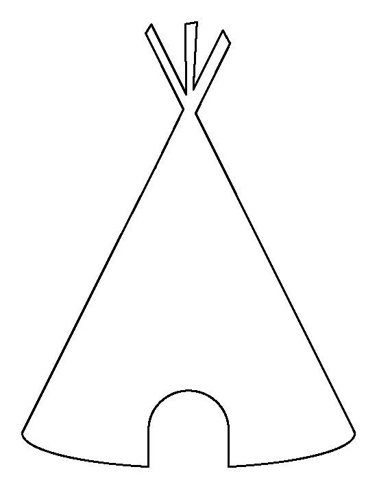 a teepee tent with two sticks sticking out of it's top and the tip of