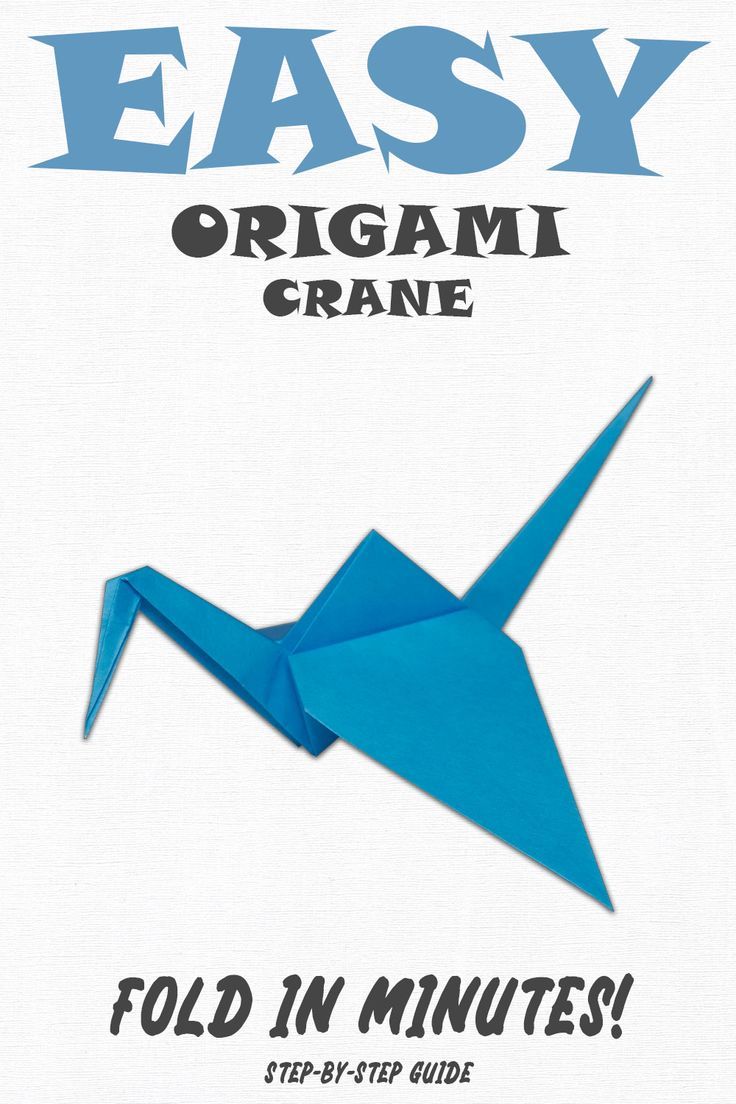 an easy origami crane fold in minutes step - by - step guide for beginners