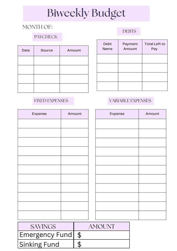 Biweekly Budget Template Budget Planners Budget Template - Etsy free2024planner #christianplanner🌺 Budgeting Finances Biweekly, Budgeting Sheets Printable, Good Notes Budget Template, Budgetting Template, Budget Sheets Templates, Biweekly Paycheck Planner, Monthly Budget Printable Free Templates, Budgeting Finances Template, Budget Planner Template Free Printables