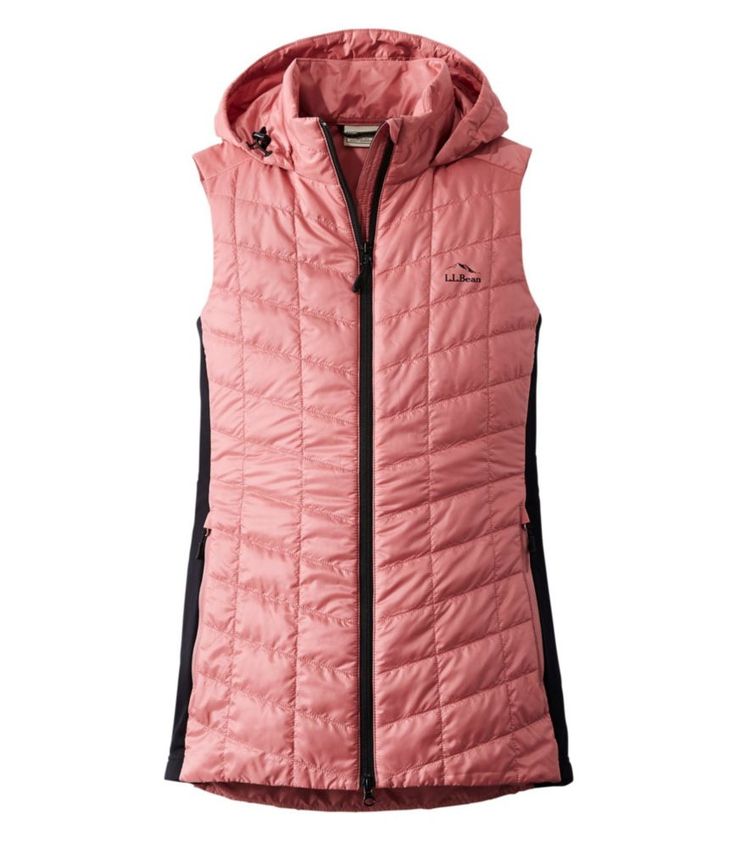 Ultralight and stylish a" this long insulated vest resists the elements and features innovative technology for exceptional warmth, even when wet. Slightly Fitted. Best with midweight layer. Falls below hip. Packed with PrimaLoft Cross Core insulation for exceptional warmth without weight. Shell is made from 100% recycled polyester.. ThermaStretch fleece side panels for an improved fit and full range of motion. Machine wash and dry. Light, warm and flattering -- a perfect layer whether in the hom Women's Vests, Long Vest, Innovative Technology, Long Vests, Outerwear Vest, Feature Light, Range Of Motion, Ladies Golf, Side Panels