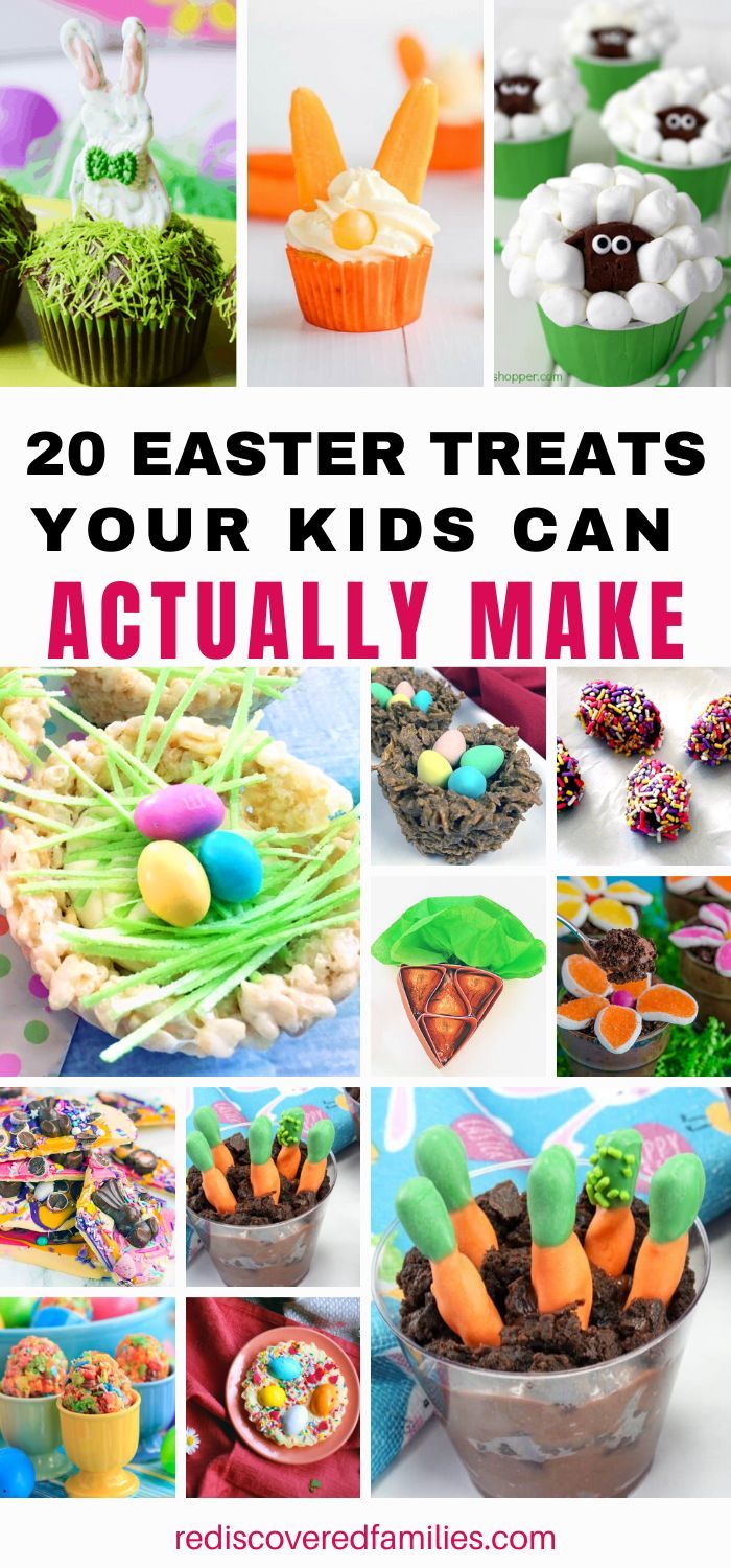 easter treats that kids can actually make