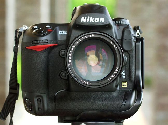 a close up of a camera on a tripod