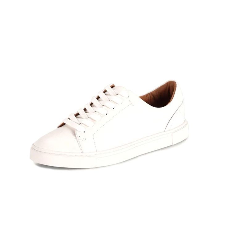 PRICES MAY VARY. ANTIQUED VINTAGE ITALIAN LEATHER on these fashion sneakers for women is soft and instantly captures a minimalist mood REMOVABLE MOLDED FOOTBED and leather lining, these shoes for women are designed for all-day comfort RUBBER CUPSOLES are lightweight and flexible, keeping your foot in place and adjusting with your movement INCLUDES TWO PAIRS OF FABRIC LACES THE ORIGINAL. THE AUTHENTIC. THE ONLY. 150 years ago, on March 10, 1863, John A. Frye opened the doors of a small shop on El Brown Sneakers Women, Black Sneakers Women, White Tennis Shoes, Women Crafts, Womens Tennis Shoes, White Sneakers Women, White Leather Sneakers, Lace Sneakers, Brown Sneakers