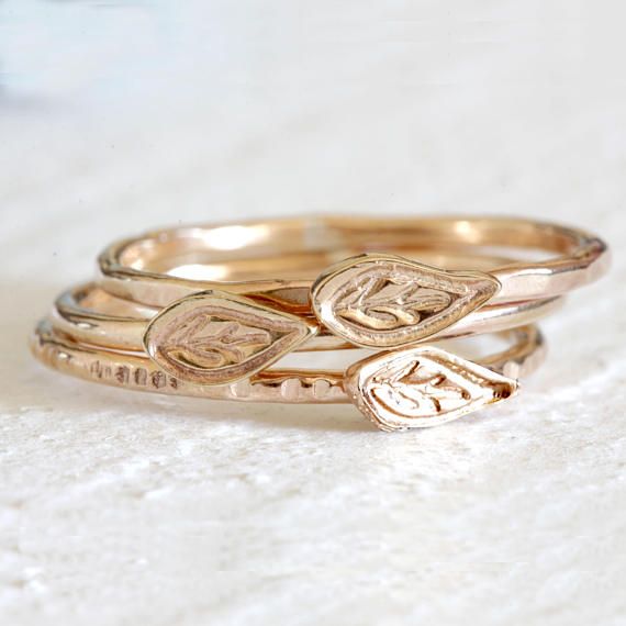 This sweet tiny leaf gold ring is made from eco-friendly recycled 14k gold. This dainty nature inspired stacking ring can be made solid 14k yellow gold or 14k rose gold...the choice is yours! :)  This listing is FOR ONE RING only. The photo can make the ring look bigger than it Delicate Tiny Stackable 14k Gold Rings, Delicate Stackable 14k Yellow Gold Filled Rings, Delicate Stackable 14k Yellow Gold-filled Rings, Delicate 14k Gold Stackable Rings, Dainty Recycled Gold Stackable Rings For Promise, Dainty Stackable Rings In Recycled Gold For Promise, Delicate Stackable 14k Rose Gold Rings, Dainty Stackable Promise Rings In Recycled Gold, Delicate Stackable Rings In Yellow Gold And Sterling Silver