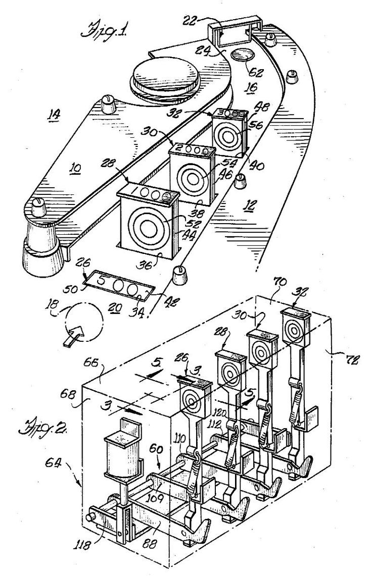 a drawing of a machine that is in the process of being built, with parts attached to it