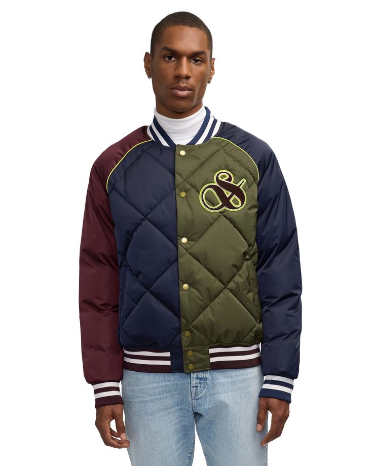 Get a playful edge with the Yrachie Quilted Varsity Bomber Jacket. With its casual fit and quilted warmth, it's the jacket that takes you from game days to date nights. It's sporty, it's sleek, and it's ready for whatever your day holds. 100% Polyester Lining: 100% Polyester Imported Signature Stamp, Ink Blue, Tall Jeans, Sneaker Dress Shoes, Men's Coats & Jackets, Casual Fit, Blue Ink, Outdoor Apparel, Casual Fits