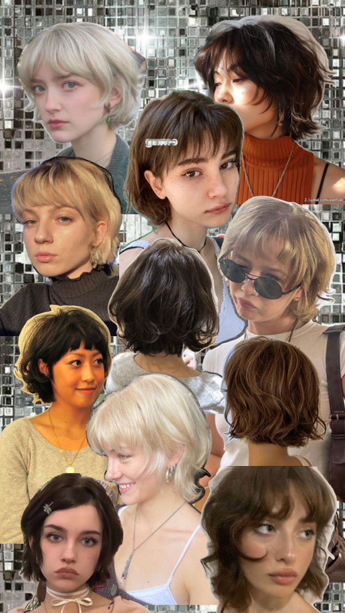 90s Bixie Haircuts, Bixie 90s Haircut With Bangs, 90s Bob Haircut Grunge, Short Queer Hair, Bixie 90s Haircut, 60’s Hairstyles, Queer Hair, 90s Haircuts, 90s Hairstyles