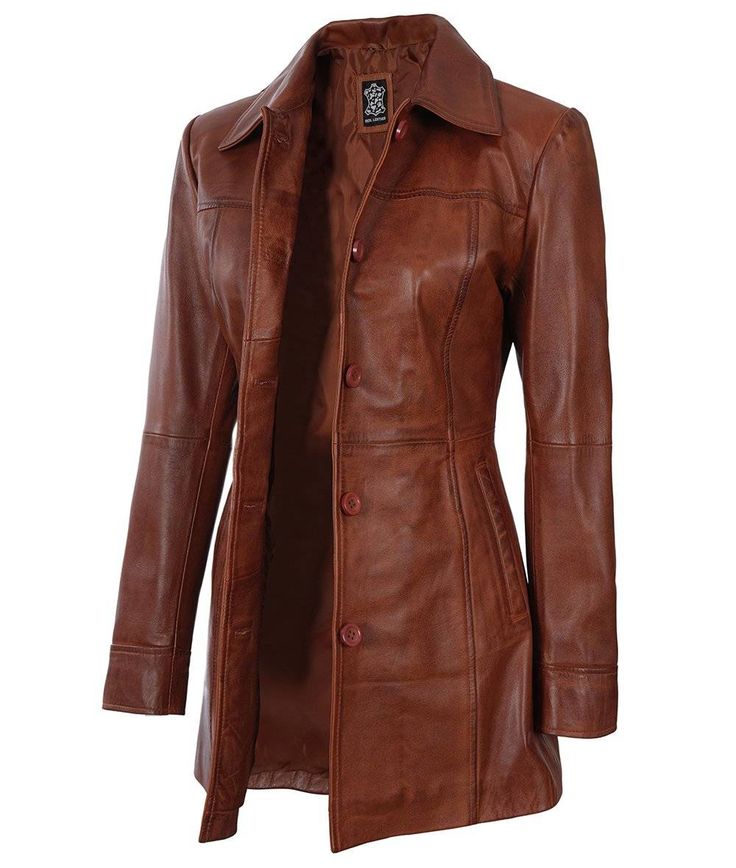 3/4 Length Leather Coat For Petite Women
Upgrade your winter style with the Petite Women’s Cognac Waxed Leather Coat, crafted from 100% real lambskin leather for timeless elegance. The 3/4 length design, shirt-style collar, and button closure create a sophisticated look, while the soft polyester lining offers unmatched comfort. Perfect for petite frames, this coat is both stylish and functional, featuring multiple pockets for practicality. A versatile choice for warmth and effortless chic this s Fitted Cognac Leather Jacket, Fitted Outerwear With Leather Lining For Fall, Winter Cognac Fitted Leather Jacket, Classic Soft Leather Outerwear For Fall, Fitted Leather Outerwear In Cognac, Fitted Cognac Leather Outerwear, Soft Leather Winter Outerwear For Work, Soft Leather Outerwear For Winter Workwear, Soft Leather Outerwear For Winter Professional Wear